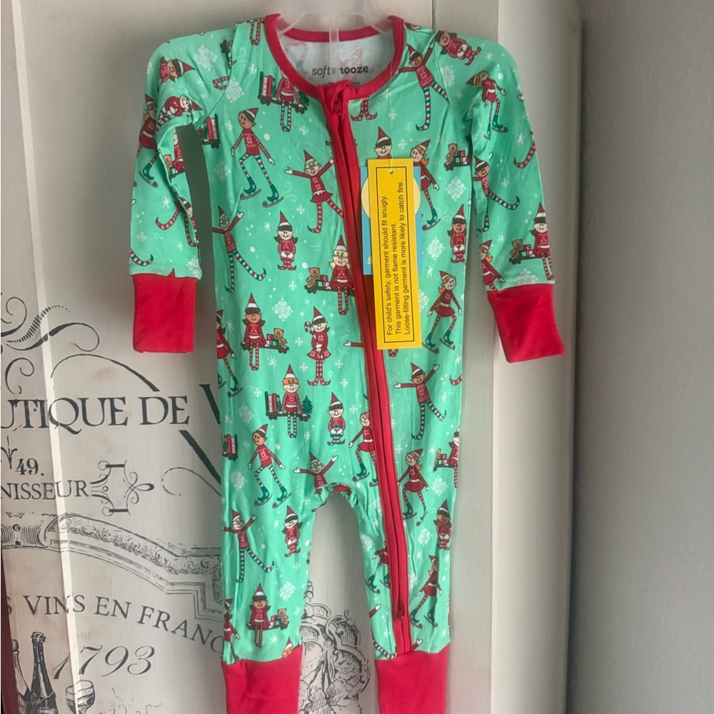 NWT Ruggedbutts/Rufflebutts Elf Buddies Unisex Footie